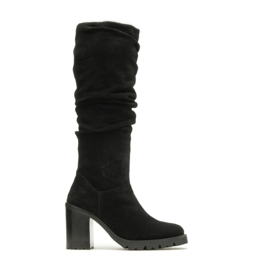 Harley-Davidson Averhill Womens Black Suede Motorcycle Boots